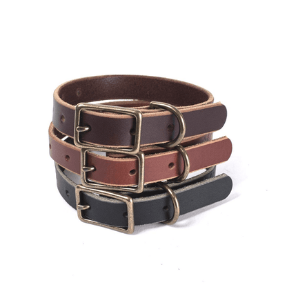 CHARLIE LEATHER DOG COLLAR