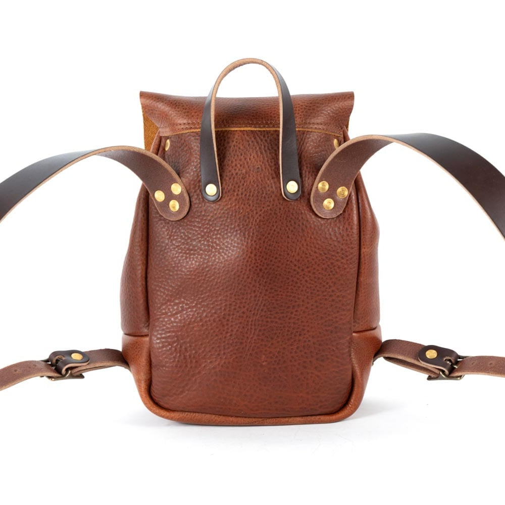 Go Forth Goods Drawstring Backpack - Small Saddle
