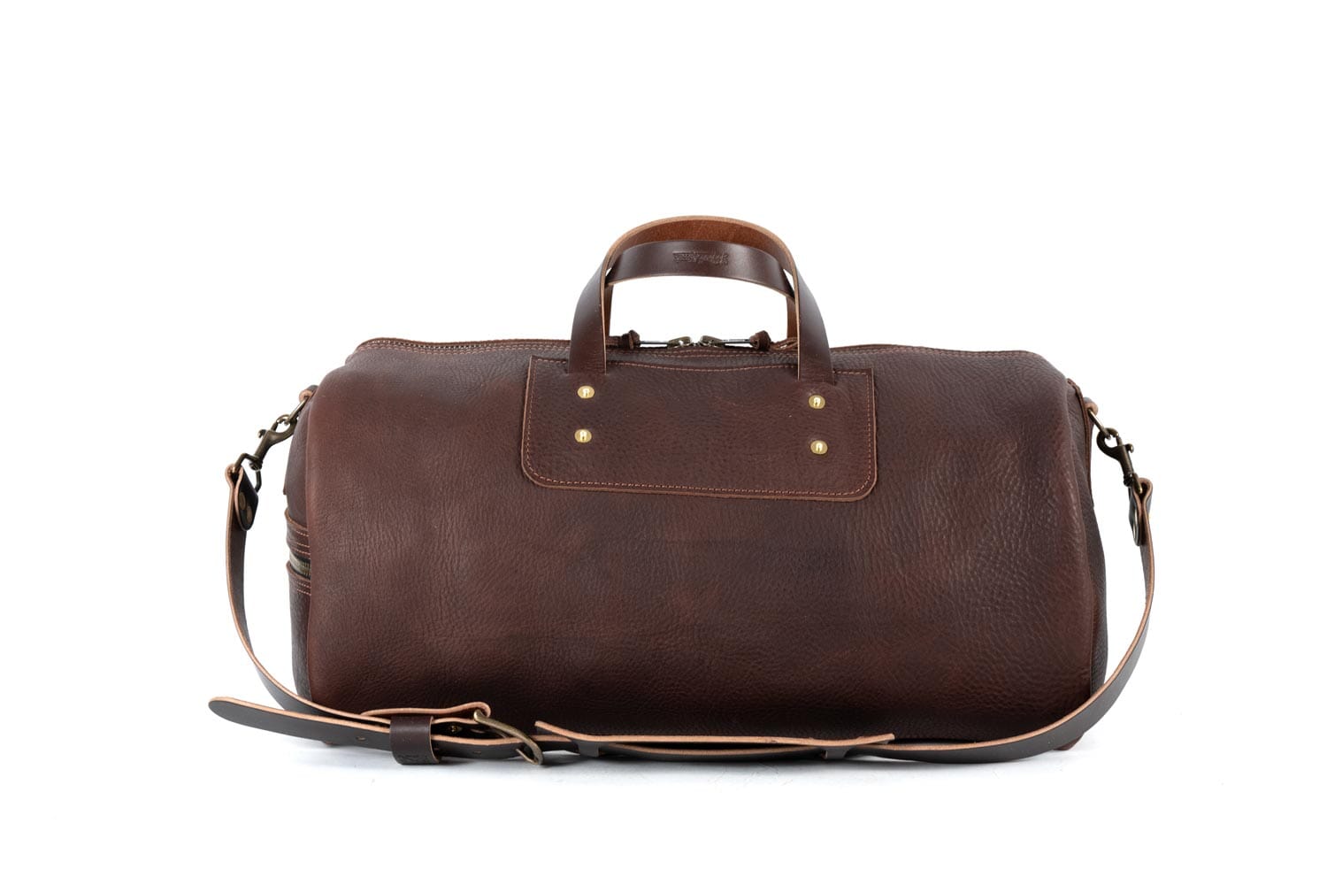 EXPEDITION LEATHER DUFFLE BAG - WEEKENDER - MOCHA