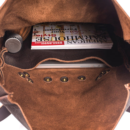 GRANT LEATHER ROLL TOP RUCKSACK BACKPACK