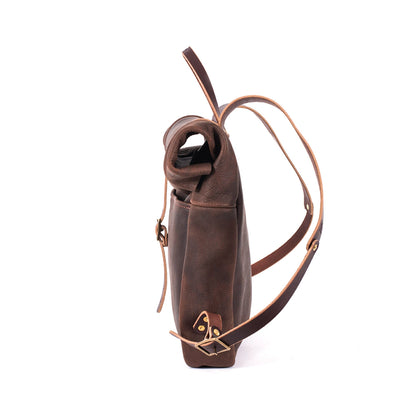 GRANT LEATHER ROLL TOP RUCKSACK BACKPACK