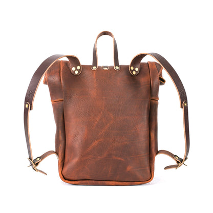 GRANT LEATHER ROLL TOP RUCKSACK BACKPACK