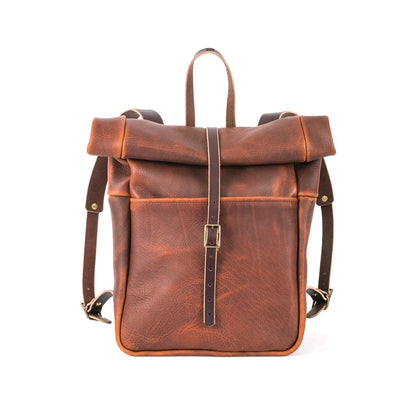 GRANT LEATHER ROLL TOP RUCKSACK BACKPACK
