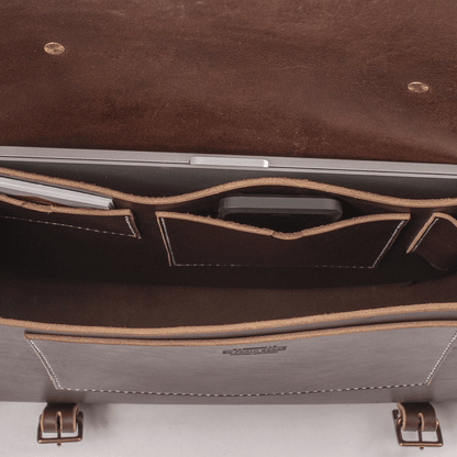 COOPER SATCHEL LEATHER SATCHEL BRIEFCASE