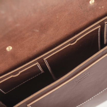 COOPER SATCHEL LEATHER SATCHEL BRIEFCASE