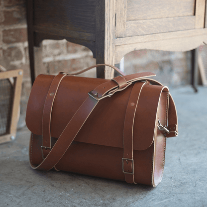 COOPER SATCHEL LEATHER SATCHEL BRIEFCASE