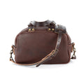 HOFFMAN LEATHER CROSSBODY BAG - MOCHA