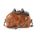 HOFFMAN LEATHER CROSSBODY BAG - PEANUT BISON