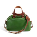 HOFFMAN LEATHER CROSSBODY BAG - GRASS GREEN