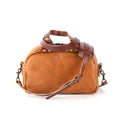 HOFFMAN LEATHER CROSSBODY BAG - HONEY