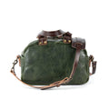 HOFFMAN LEATHER CROSSBODY BAG - JADE BISON