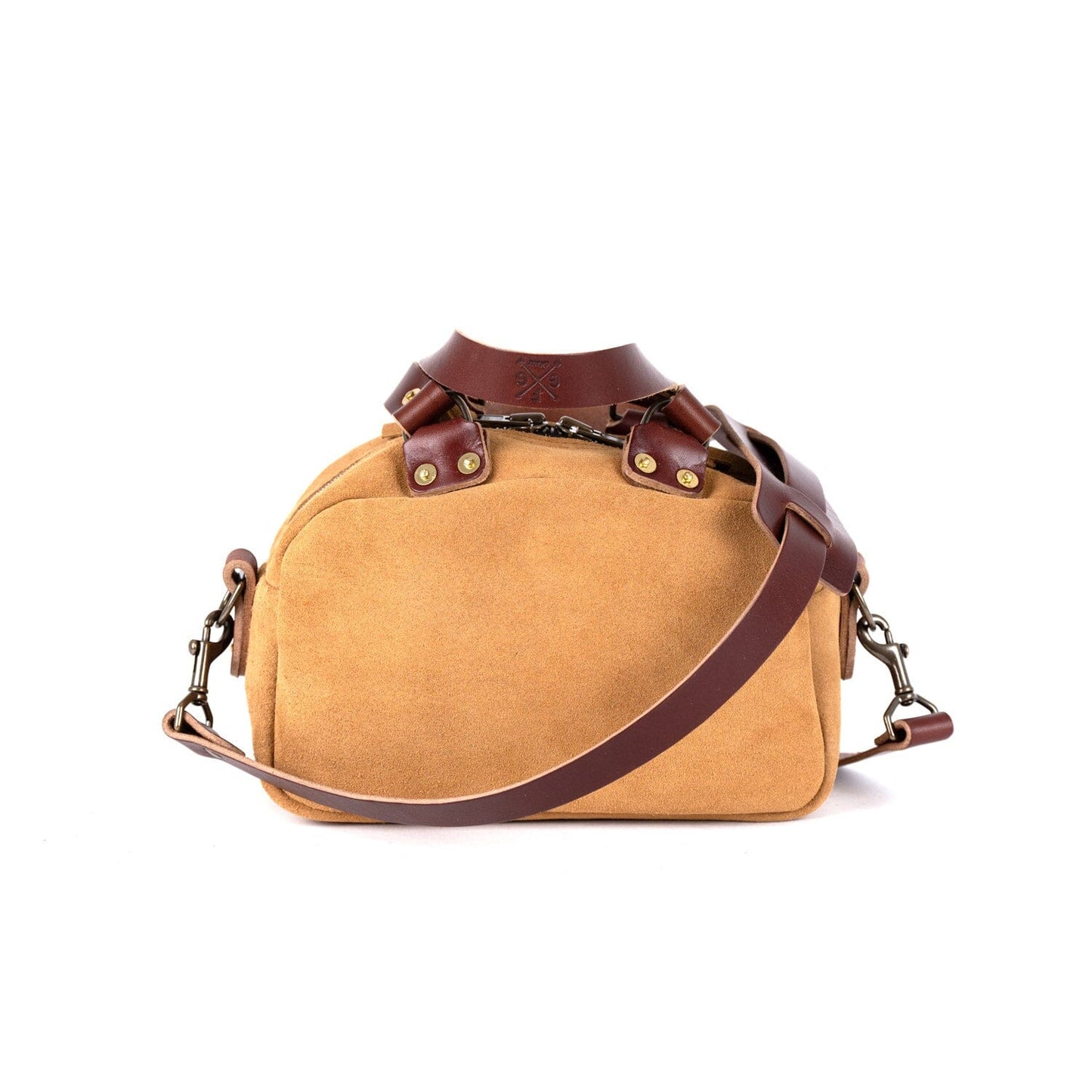 HOFFMAN LEATHER CROSSBODY BAG - MINI - DESERT SUEDE