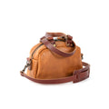 HOFFMAN LEATHER CROSSBODY BAG - MINI - HONEY