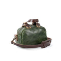 HOFFMAN LEATHER CROSSBODY BAG - MINI - JADE BISON