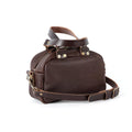 HOFFMAN LEATHER CROSSBODY BAG - MINI - MOCHA