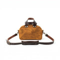 HOFFMAN LEATHER CROSSBODY BAG - MINI - TOBACCO