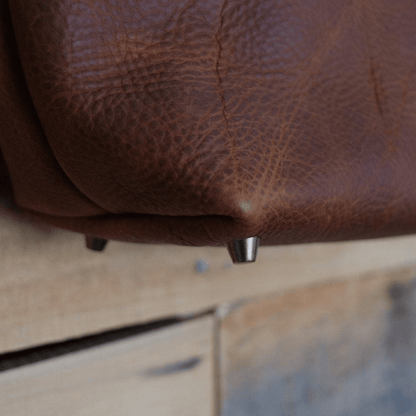 AVERY LEATHER TOTE BAG - MINI CROSSBODY - WHISKY BISON