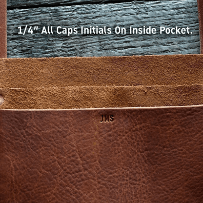 AVERY LEATHER TOTE BAG - MEDIUM - SMOKEY BLUE