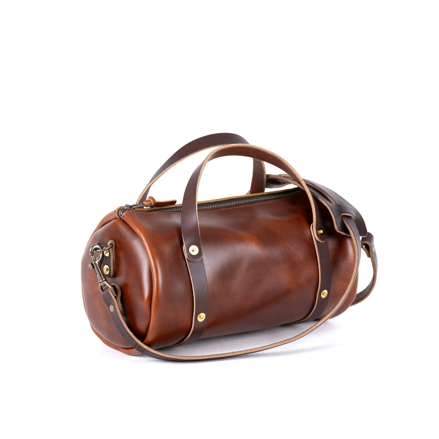 JANE LEATHER CROSSBODY - CHESTNUT