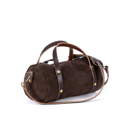 JANE LEATHER CROSSBODY - CHOCOLATE SUEDE