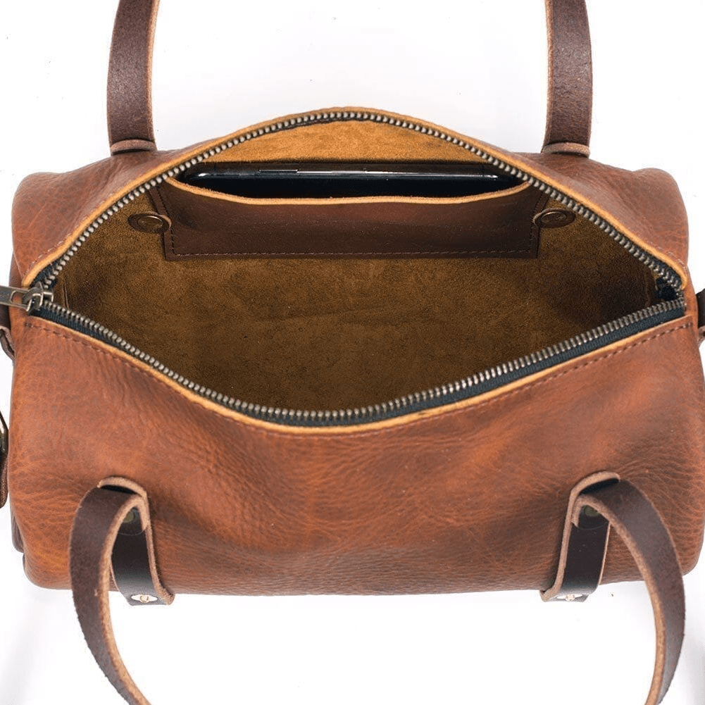 JANE LEATHER CROSSBODY - SMOKEY BLUE