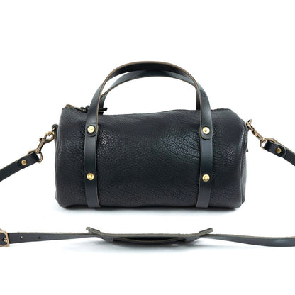JANE LEATHER CROSSBODY - BLACK BISON