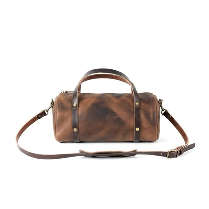 JANE LEATHER CROSSBODY - LARGE - RUSTIC PECAN