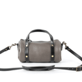 JANE LEATHER CROSSBODY - SMALL - LEAD GRAY