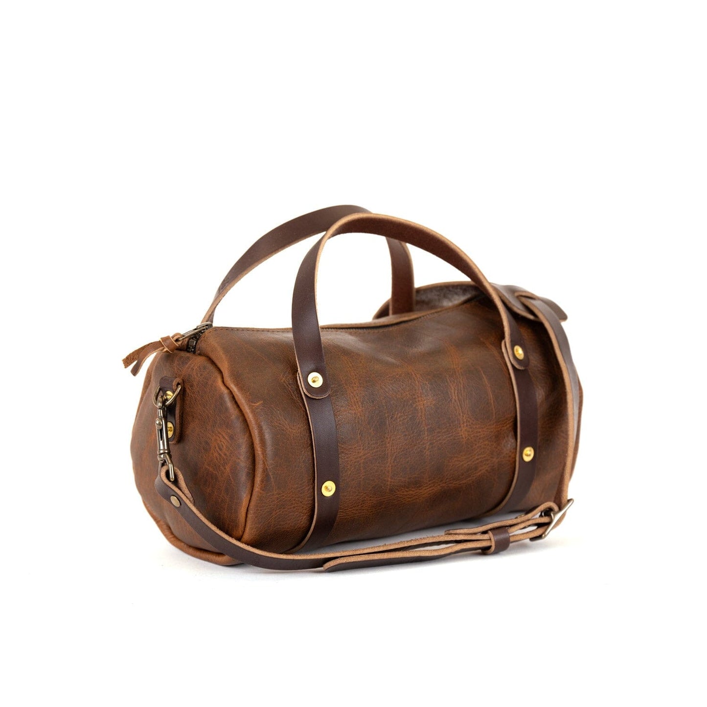 JANE LEATHER CROSSBODY - HICKORY BISON