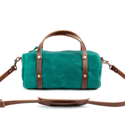 JANE LEATHER CROSSBODY - PINE GREEN BISON