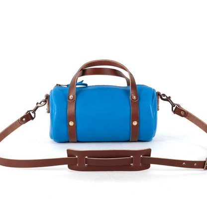 JANE LEATHER CROSSBODY - SMALL - OCEAN BLUE