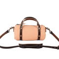 JANE LEATHER CROSSBODY - SMALL - PEACH FUZZ