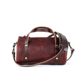 JANE LEATHER CROSSBODY - WINE BISON