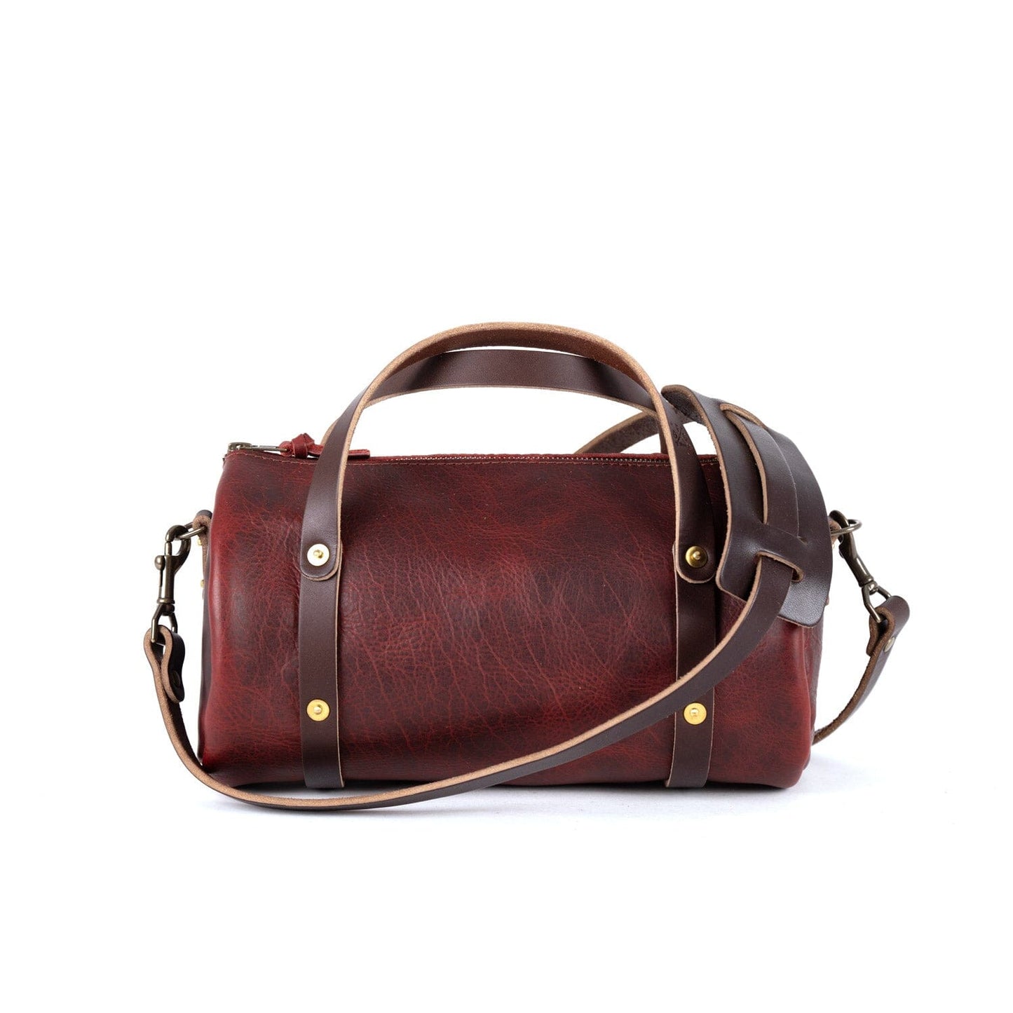 JANE LEATHER CROSSBODY - WINE BISON - IN STOCK