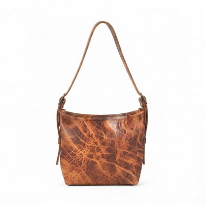 JULIANNE LEATHER HOBO BAG - SMALL