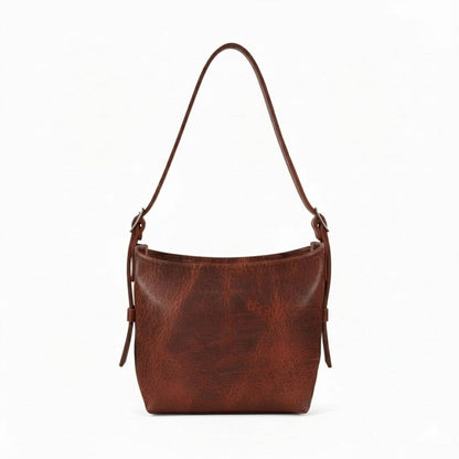 JULIANNE LEATHER HOBO BAG - SMALL