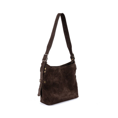 JULIANNE LEATHER HOBO BAG - SMALL