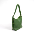 JULIANNE LEATHER HOBO BAG - SMALL - GRASS GREEN - IN STOCK