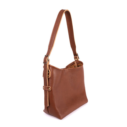 JULIANNE LEATHER HOBO BAG - MEDIUM