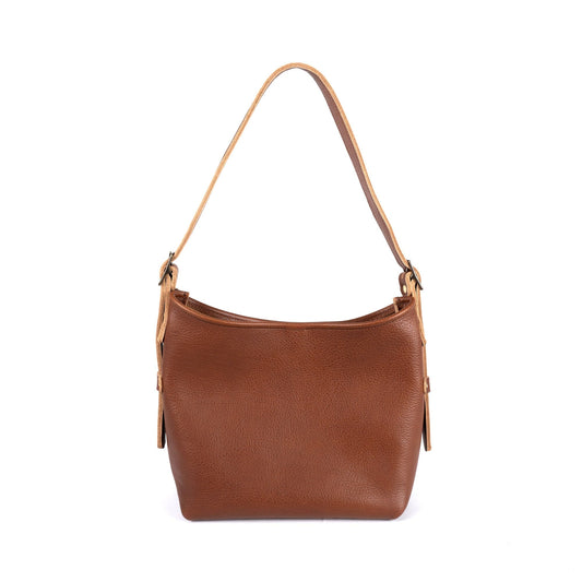 JULIANNE LEATHER HOBO BAG - MEDIUM