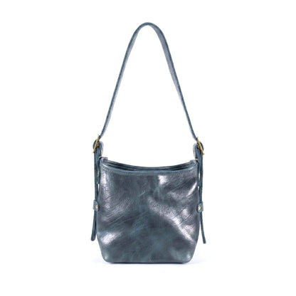 JULIANNE LEATHER HOBO BAG - MINI