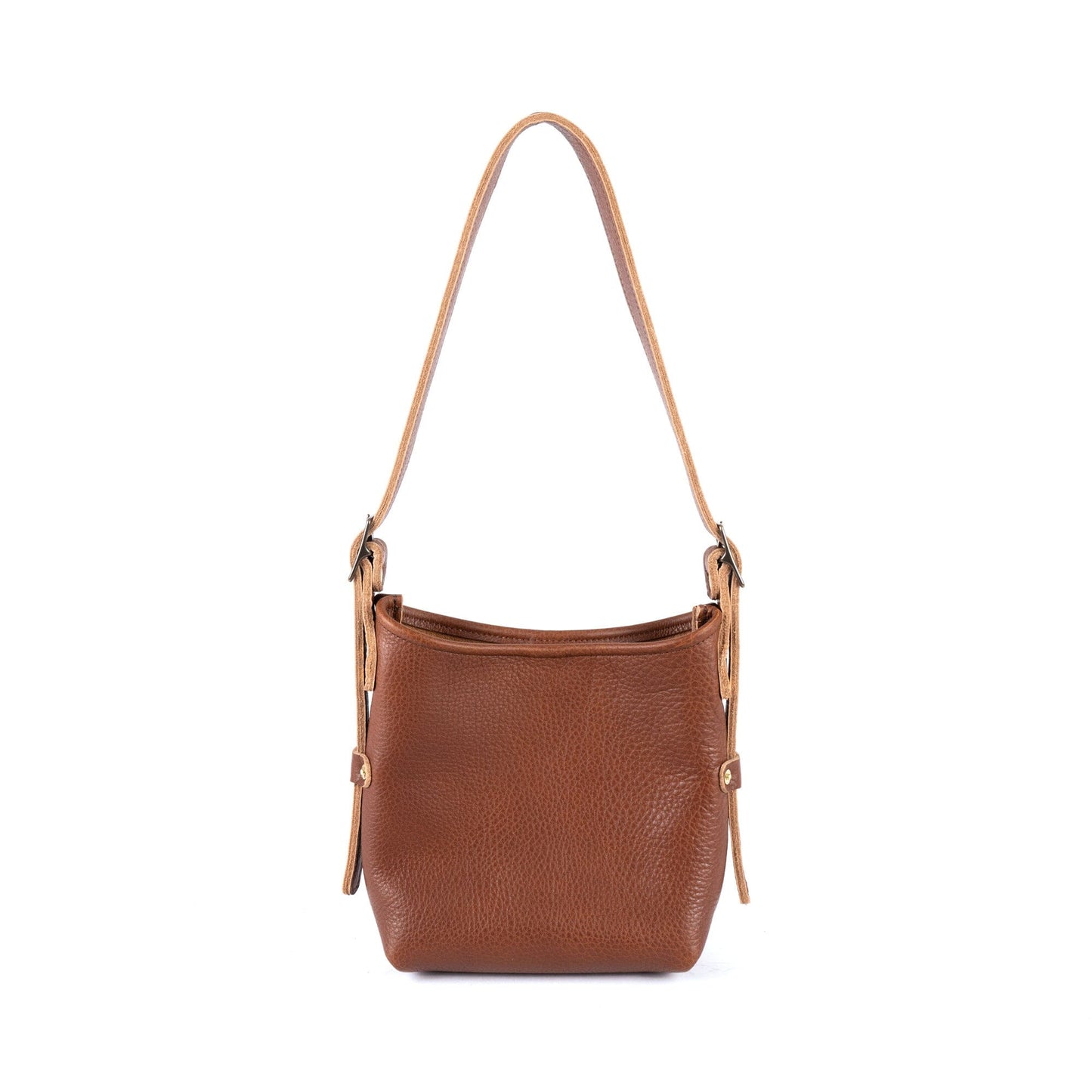 JULIANNE LEATHER HOBO BAG - MINI