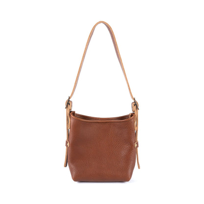 JULIANNE LEATHER HOBO BAG - MINI