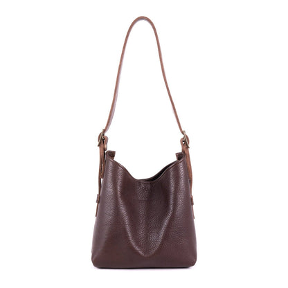 JULIANNE LEATHER HOBO BAG - SMALL