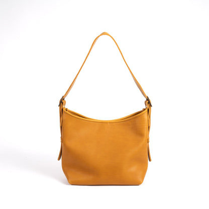 JULIANNE LEATHER HOBO BAG - SMALL