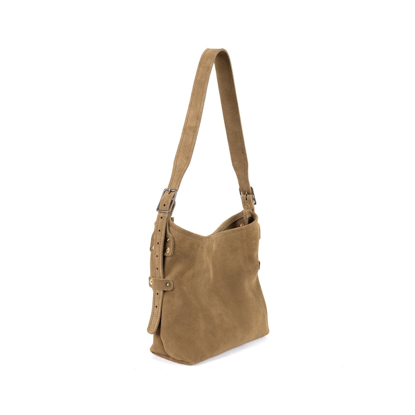 JULIANNE LEATHER HOBO BAG - SMALL