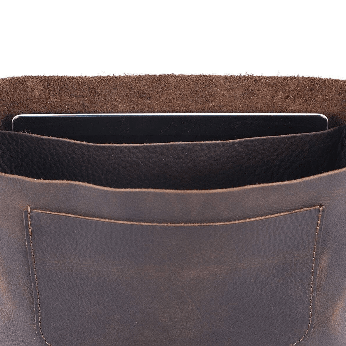 KINDLE LEATHER SATCHEL - MERLOT - IN STOCK