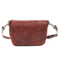 KINDLE LEATHER SATCHEL - REDWOOD BISON