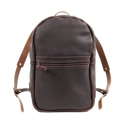 CLASSIC ZIPPERED LEATHER BACKPACK