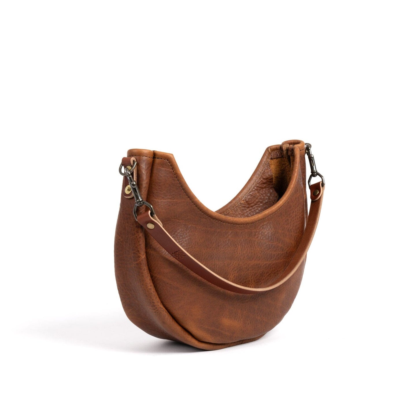 NOLA LEATHER CRESCENT BAG - MEDIUM
